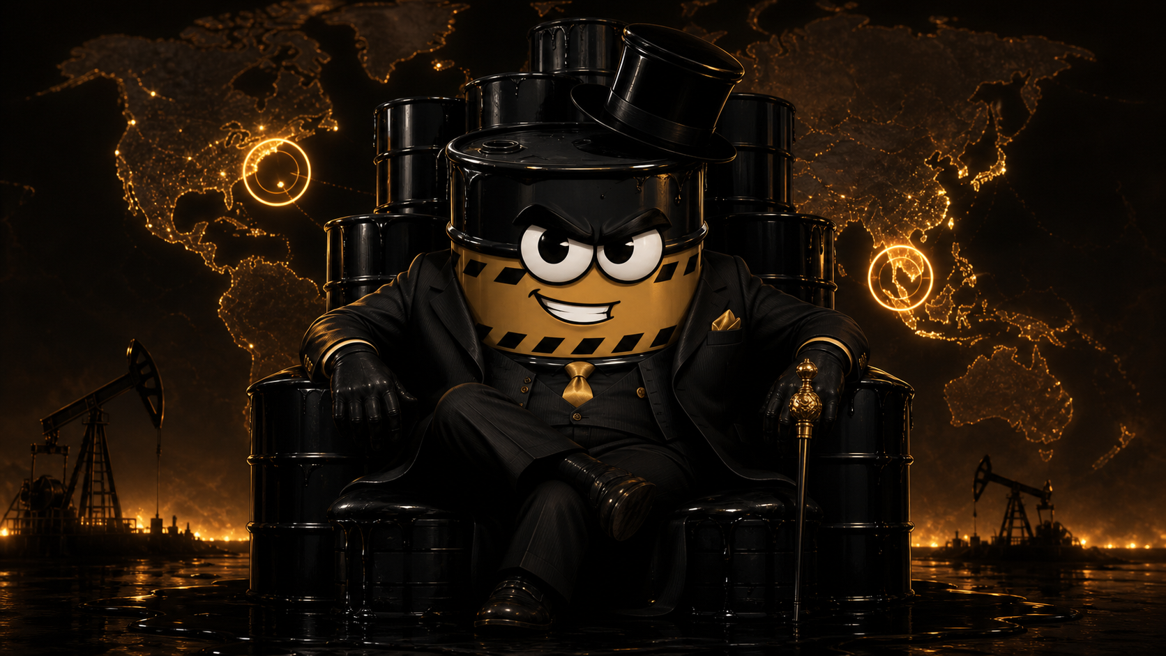 WOILY the Petrol Baron on the throne
